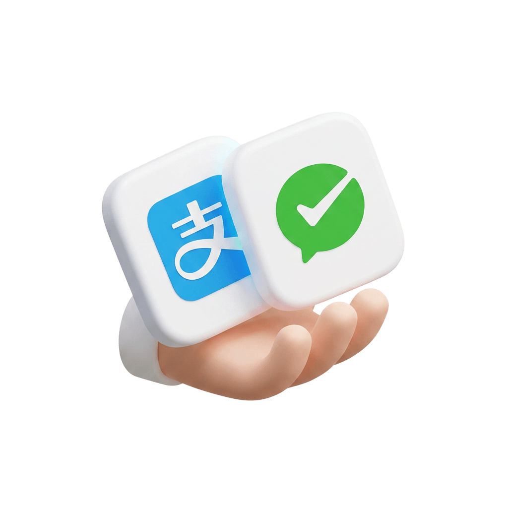 Оплата товаров на Alipay / WeChat